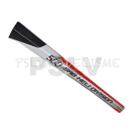 H0276-S Carbon Fiber Tail Boom Red/White